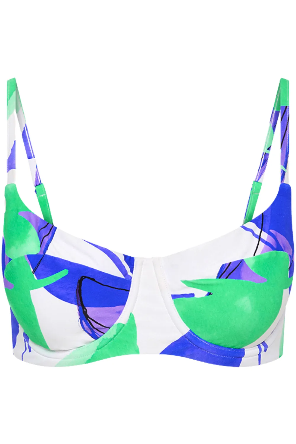 Sublime Balconette Bikini Top in Cobalt