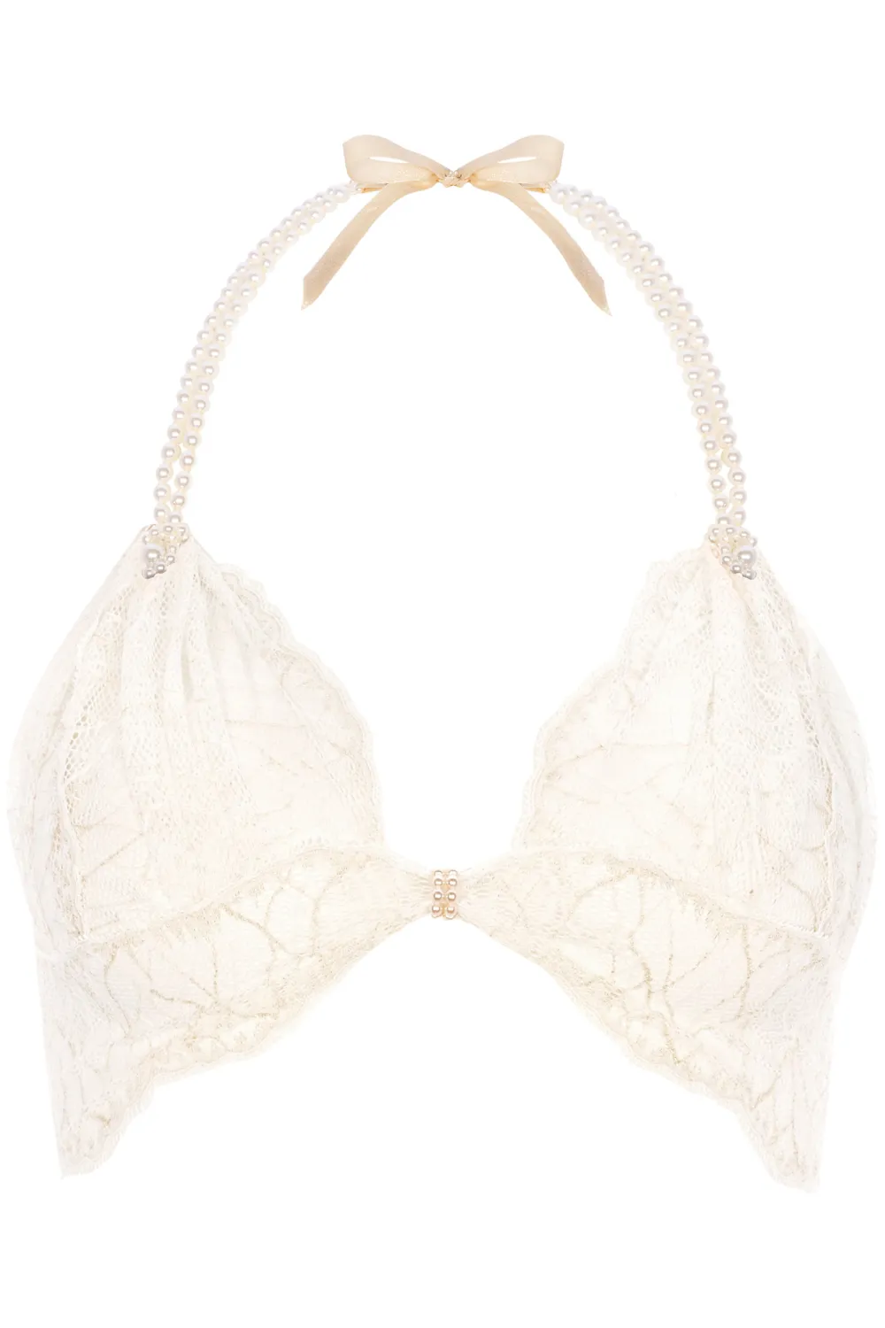 Sydney Daisy Pearl Bra in Ivory