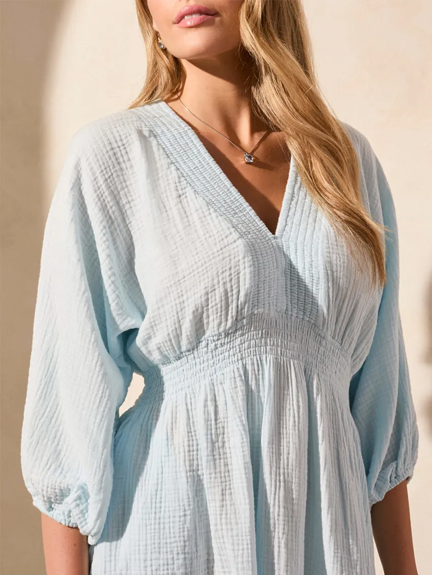Tribal Puff Sleeve Dress