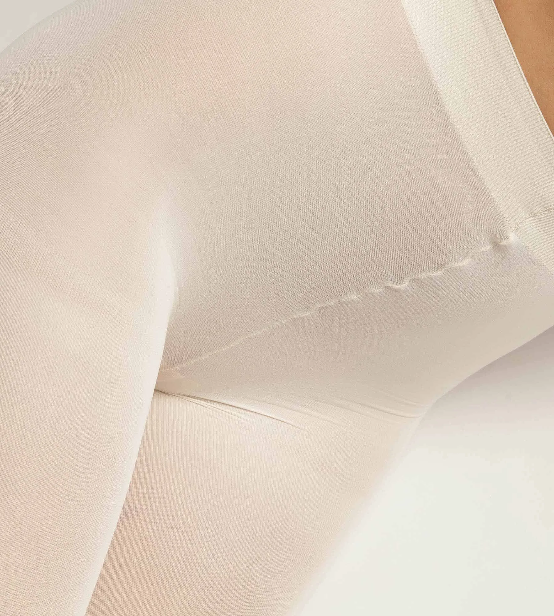 Women's 50D white microfiber tights Dim Opaque Velouté