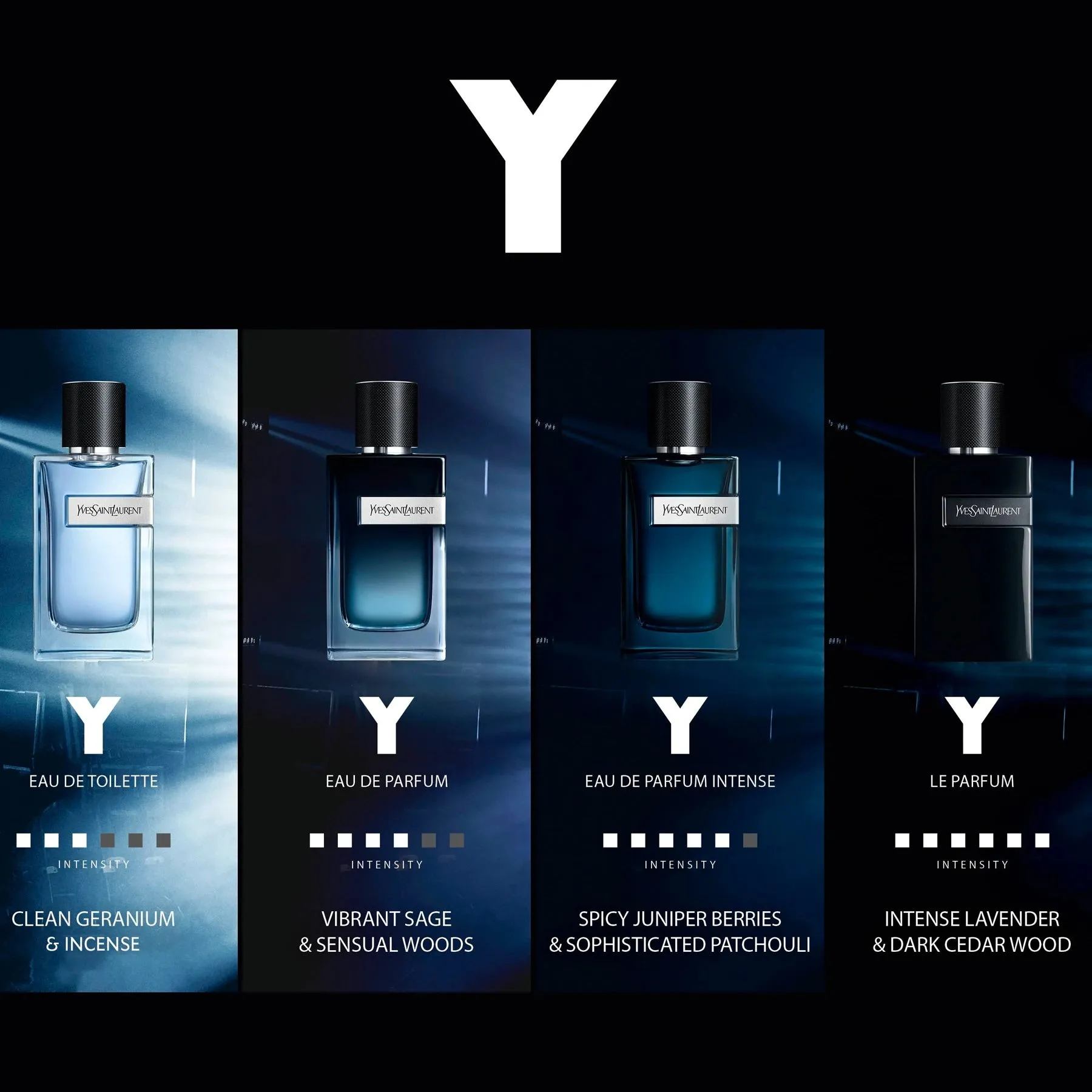 YSL Y Intense 3.4 oz EDP for men